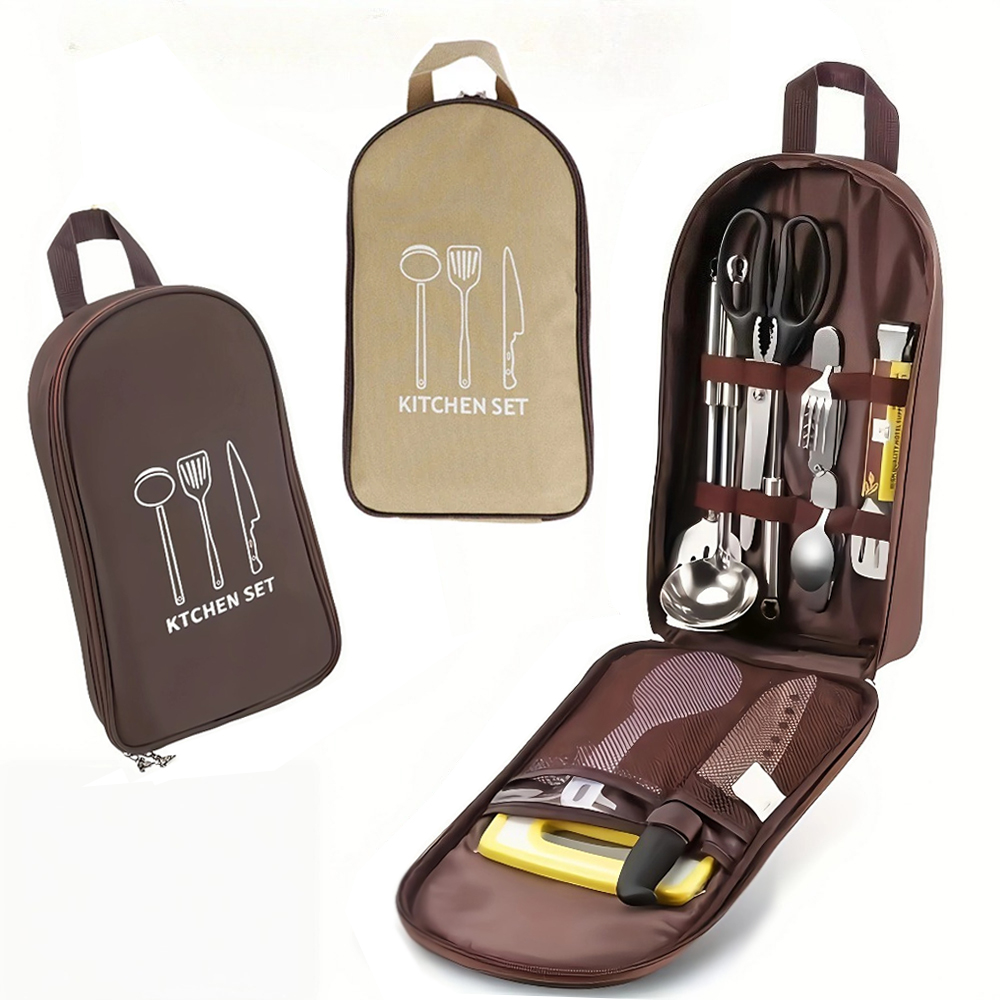 Camping Cooking Equipment Bag - Portable Outdoor Cook Bag Camping Storage
