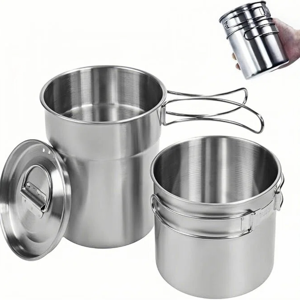 Camping Cooking Survival - Foldable Camping Cups Mugs Camping Pot