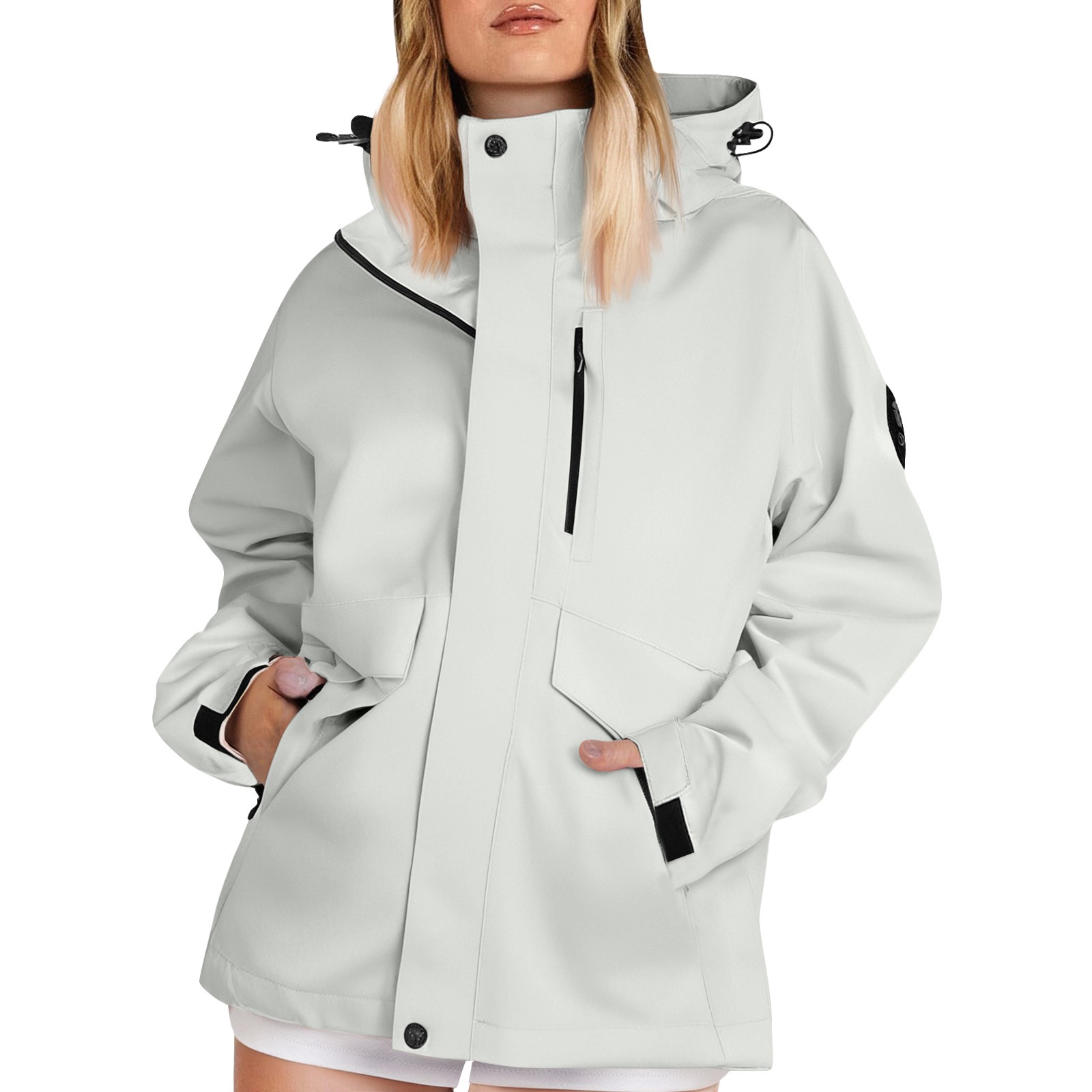 Camping Cooking Windbreak - Women's Lightweight Hiking Jackets Solid Color