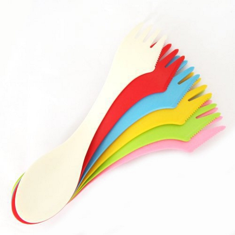 Camping Cooking Survival - 6PCS 3-in-1 Camp Utensils Set -