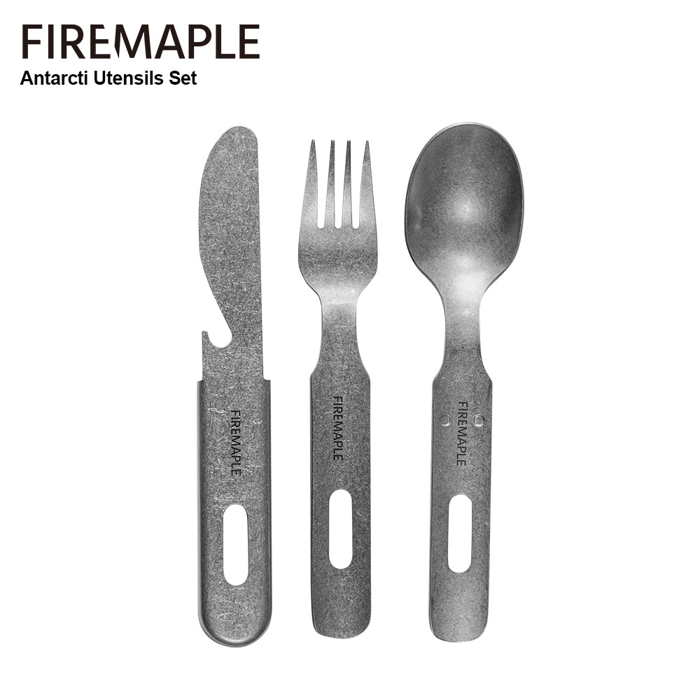 Camping Cooking Equipment Bag - Fire-Maple Antarcti 3in1 Utensils Set Fork