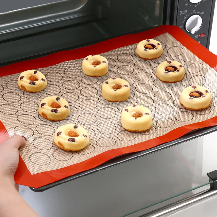 Camping Cooking Mat - Non-stick Silicone Macaron Baking Mat Cookie