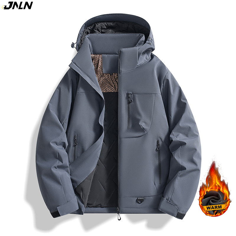 Camping Cooking Windbreak - JNLN Men Waterproof Fleece Jacket Graphene