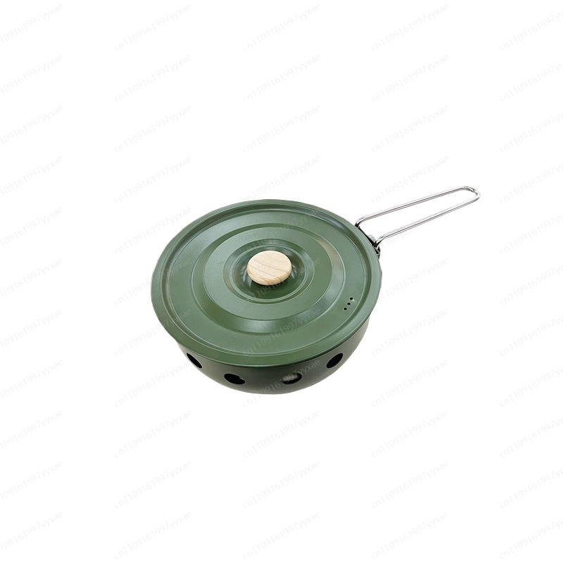 Camping Cooking One Pot - Portable Outdoor Cassette Stove All-in-One Pot