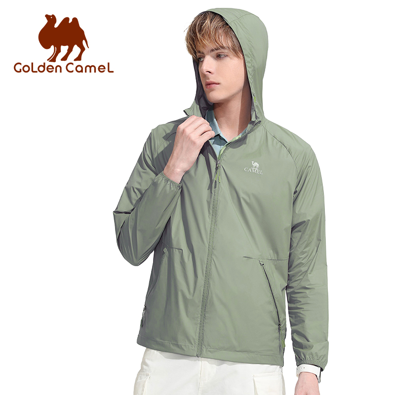 Camping Cooking Windbreak - GOLDEN CAMEL Men's Sunscreen Clothes Shirts