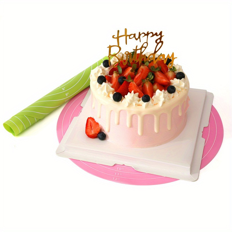 Camping Cooking Mat - Cake Turntable Pat Silicone Baking Mat