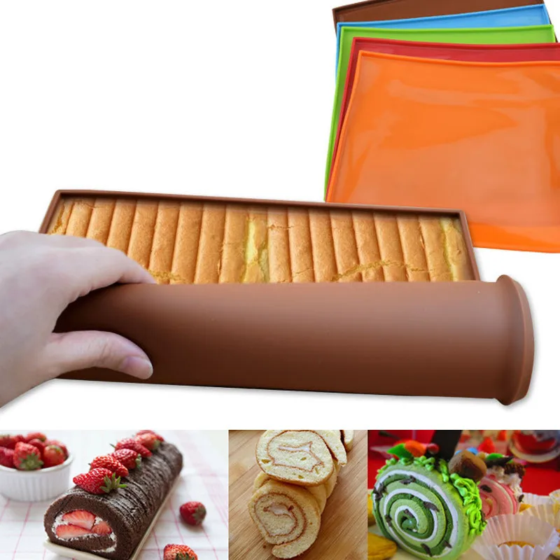 Camping Cooking Mat - Silicone Baking Mat Cake Roll Pad