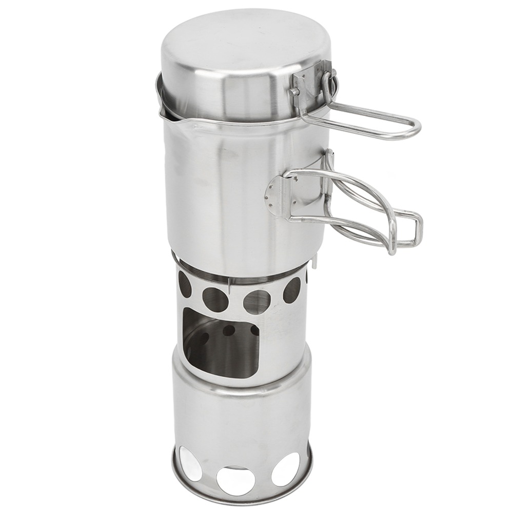 Stainless Steel Camping Cookwa - Camping Cooking Mesh 评论和价格