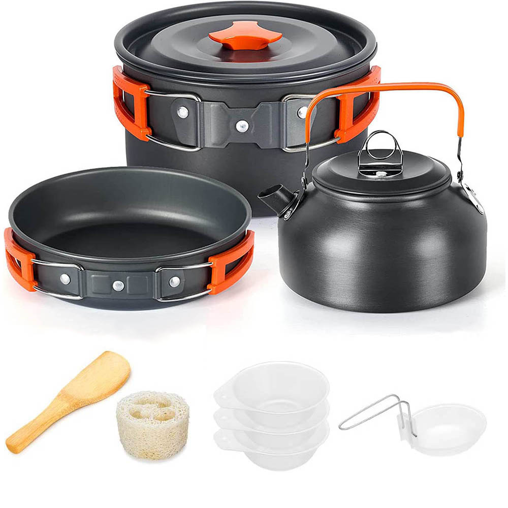 Aluminum Outdoor Camping Cookw - Camping Cooking Equipment Bag 评论和价格