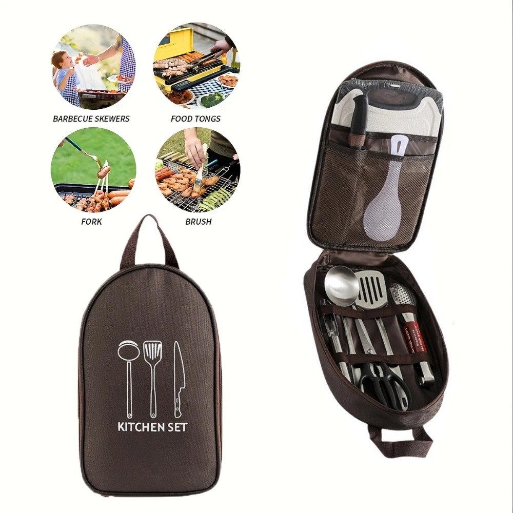 Portable Outdoor Cook Bag Camp - Camping Cooking Equipment Bag 评论和价格