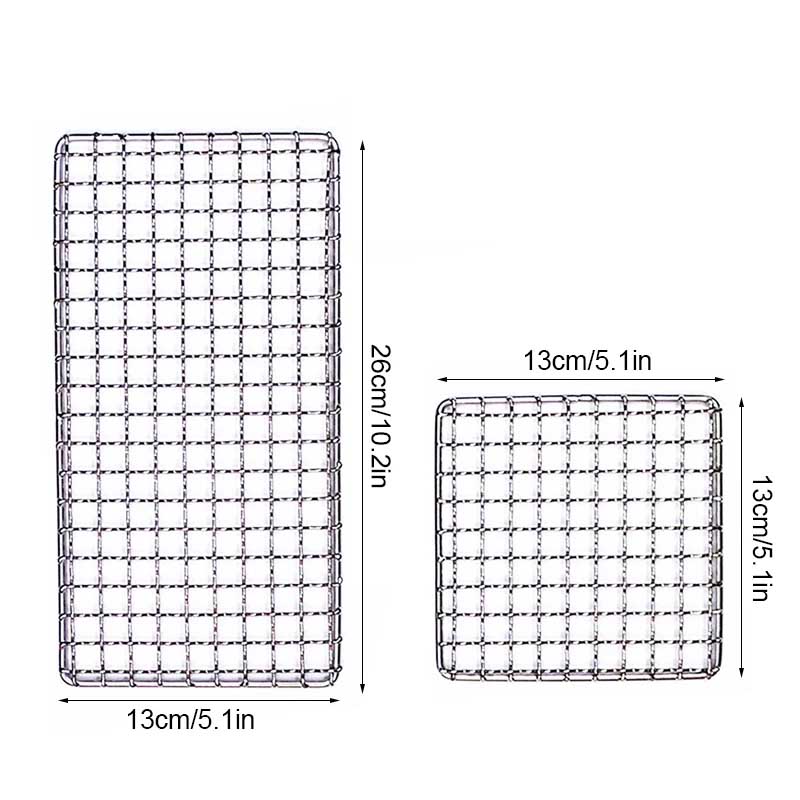 YOMEEI 2Pcs Stainless Steel BB - Camping Cooking Mesh 评论和价格