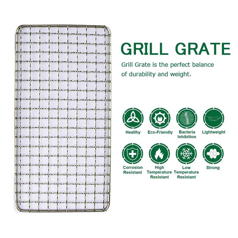 YOMEEI 2Pcs Stainless Steel BB - Camping Cooking Mesh 评论和价格