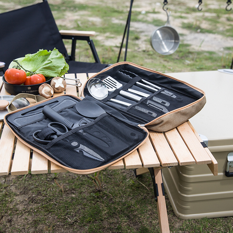 8pcs Camping Kitchen Cookware  - Camping Cooking Survival 评论和价格