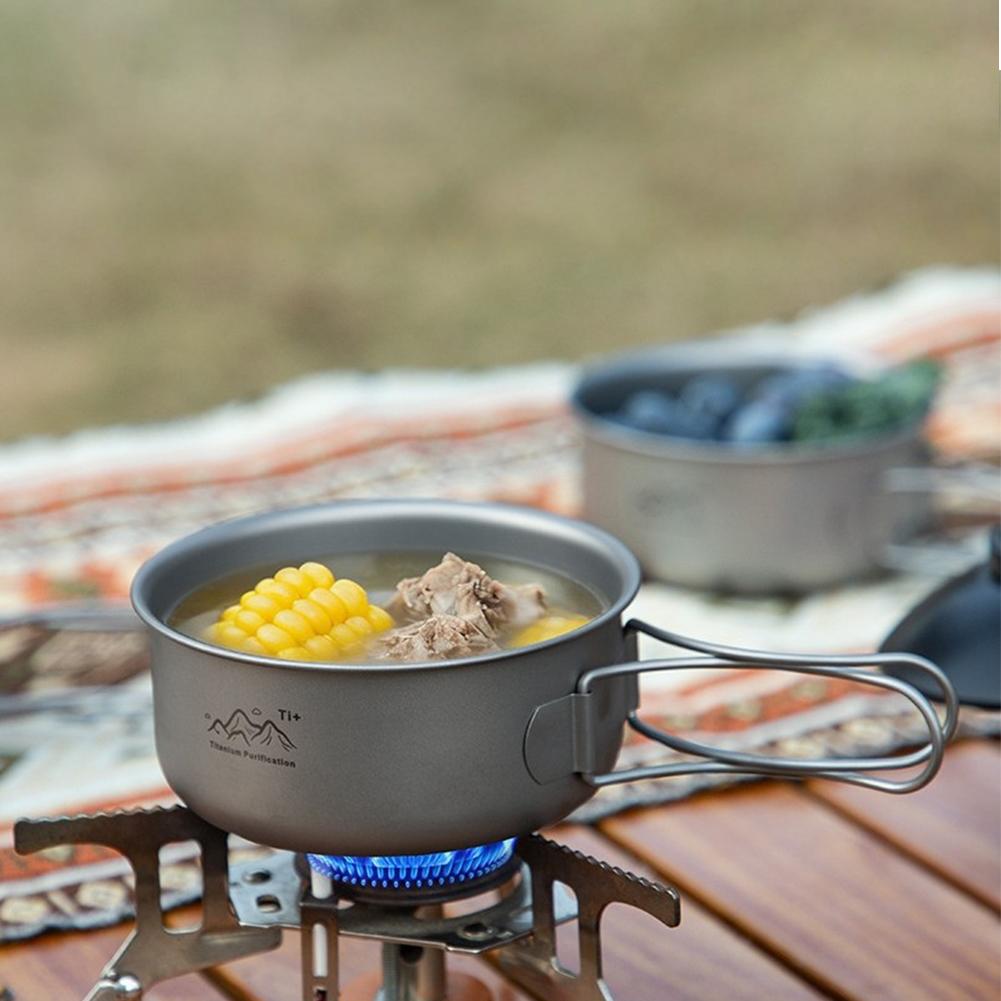 Outdoor Picnic Titanium Cookin - Camping Cooking One Pot 评论和价格