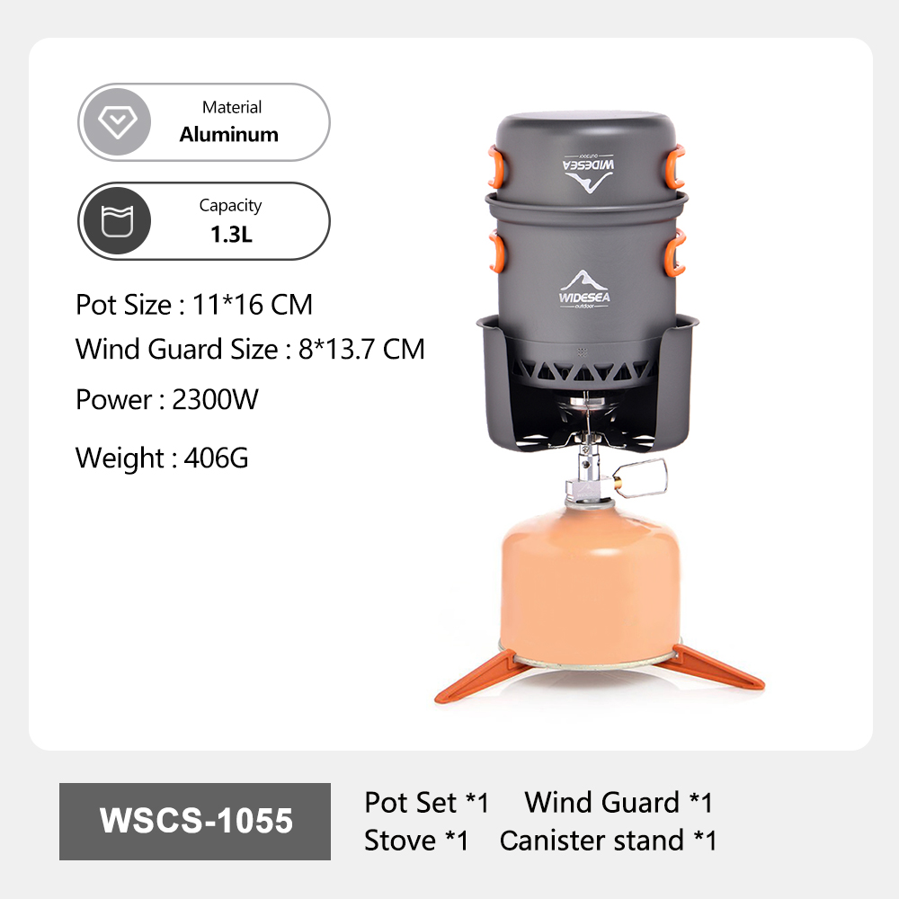 Widesea Portable Camping Stove - Camping Cooking One Pot 评论和价格