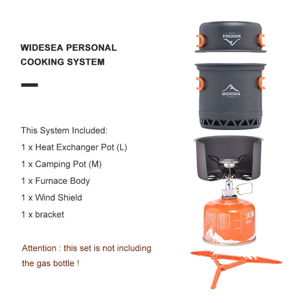 Widesea Portable Camping Stove - Camping Cooking One Pot 评论和价格