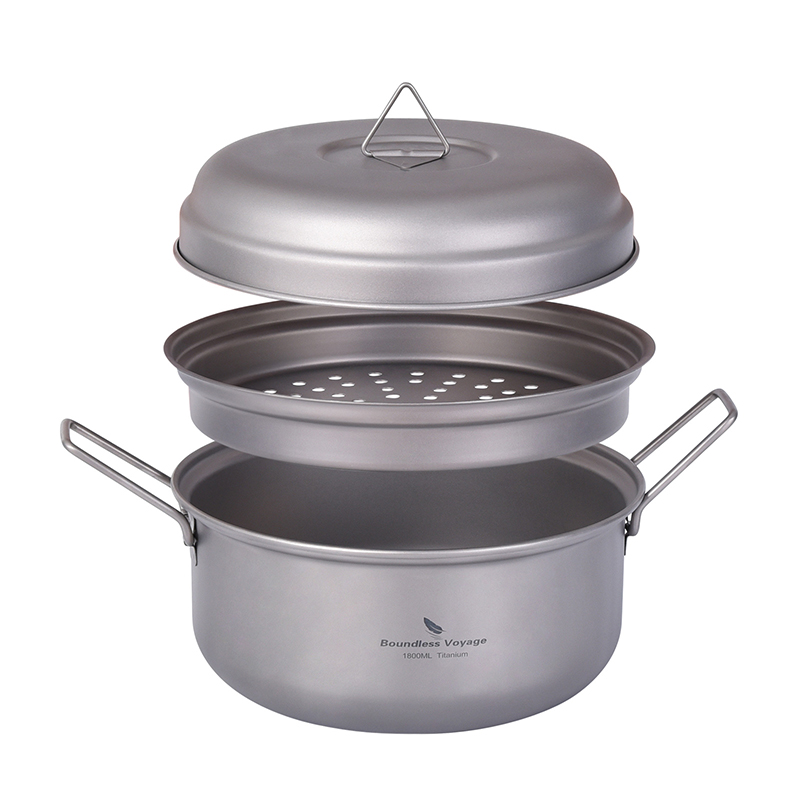 Boundless Voyage Titanium Stea - Camping Cooking Tray 评论和价格