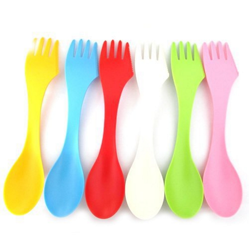 6PCS 3-in-1 Camp Utensils Set  - Camping Cooking Survival 评论和价格