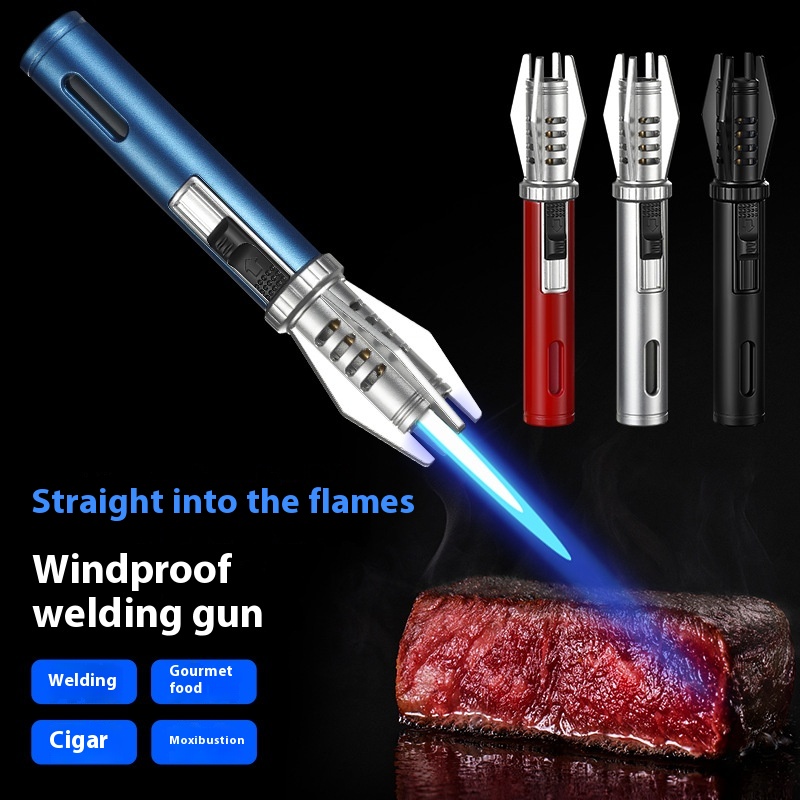 Metal Windproof Jet Flame Ligh - Camping Cooking Flame 评论和价格