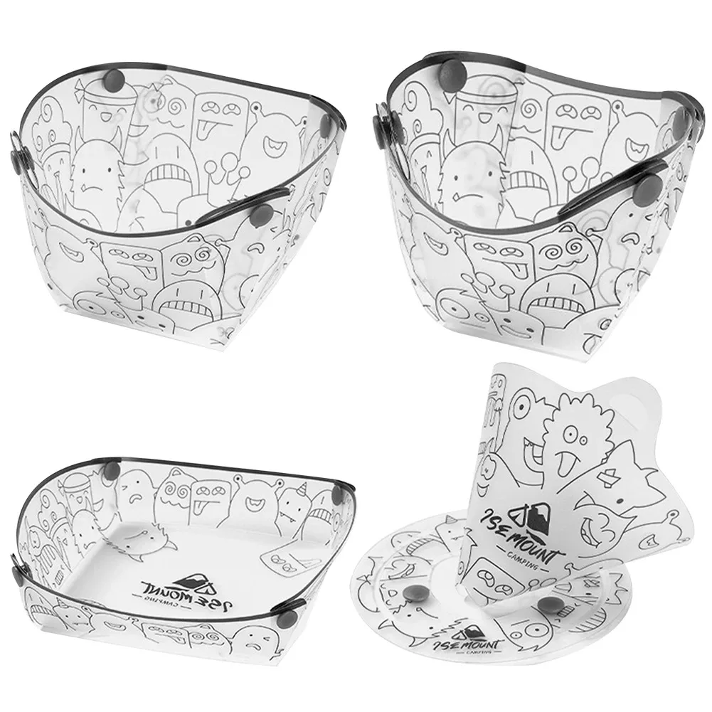 PP Foldable Dinnerware Portabl - Camping Cooking Tray 评论和价格