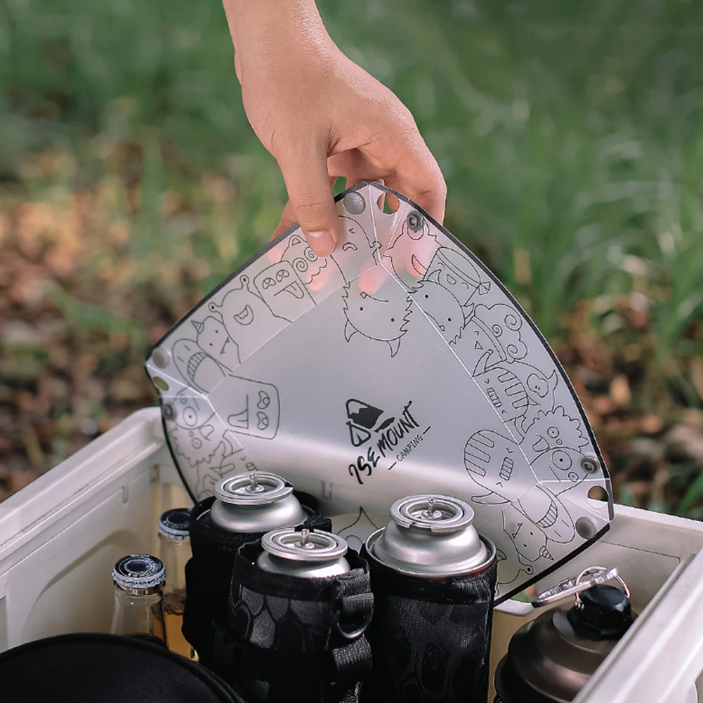 PP Foldable Dinnerware Portabl - Camping Cooking Tray 评论和价格