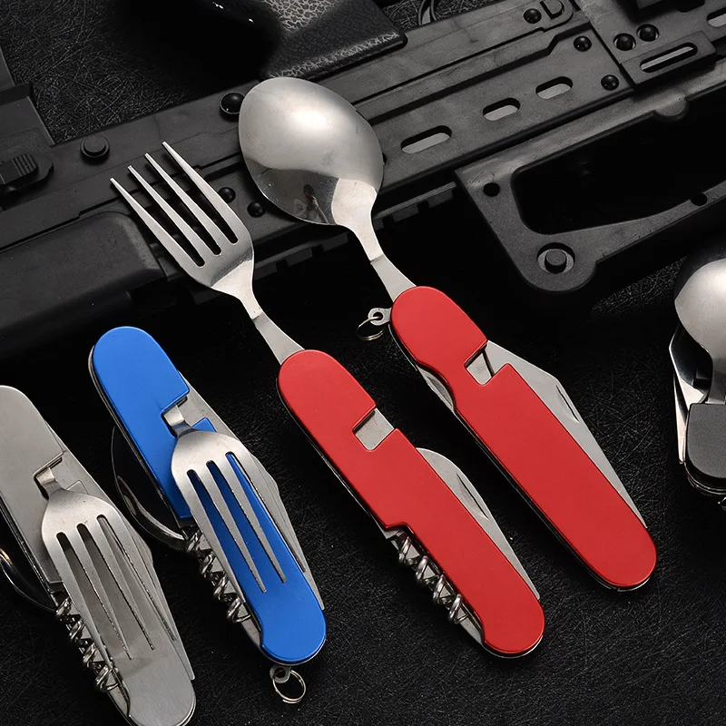 4 in 1 Folding Tableware Detac - Camping Cooking Survival 评论和价格