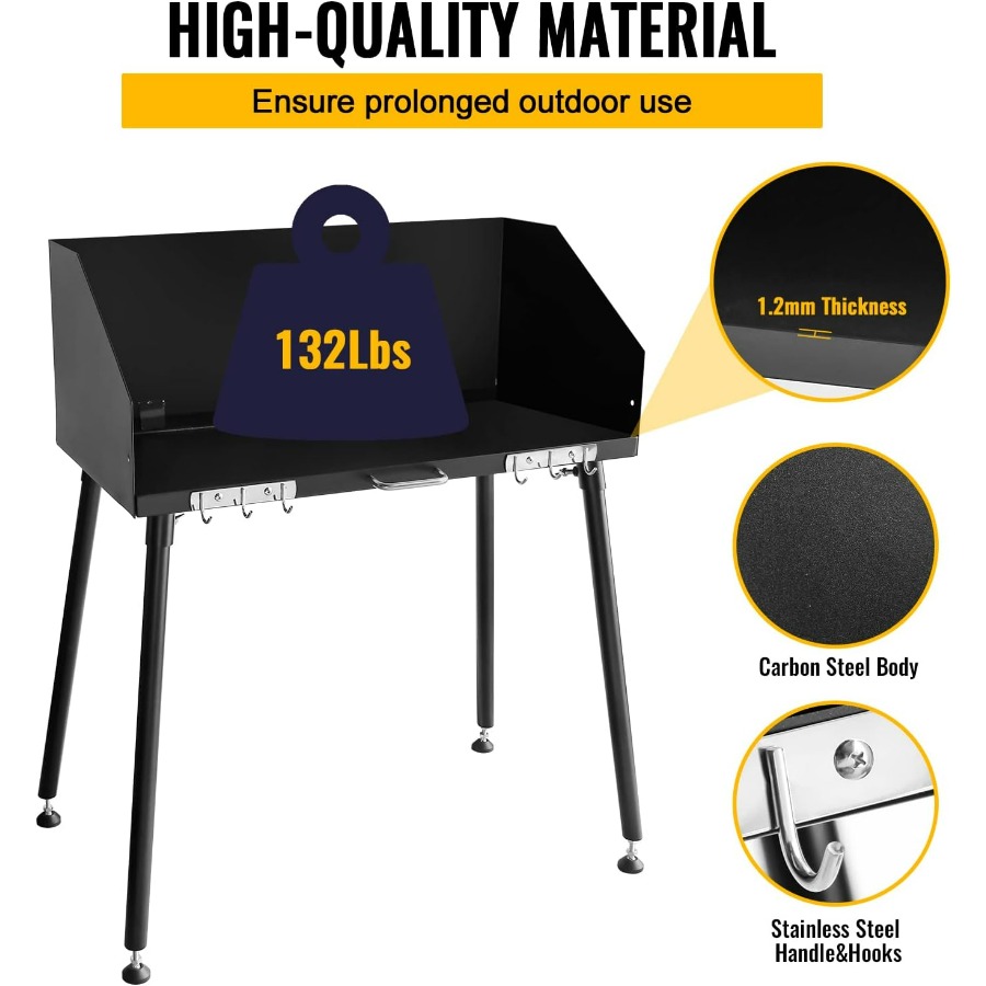 30 x 16 Inch Carbon Steel Dutc - Camping Cooking Dutch Oven 评论和价格