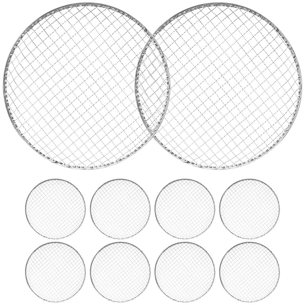 10Pcs Bbq Grill Mesh Fire Pit  - Camping Cooking Mesh 评论和价格