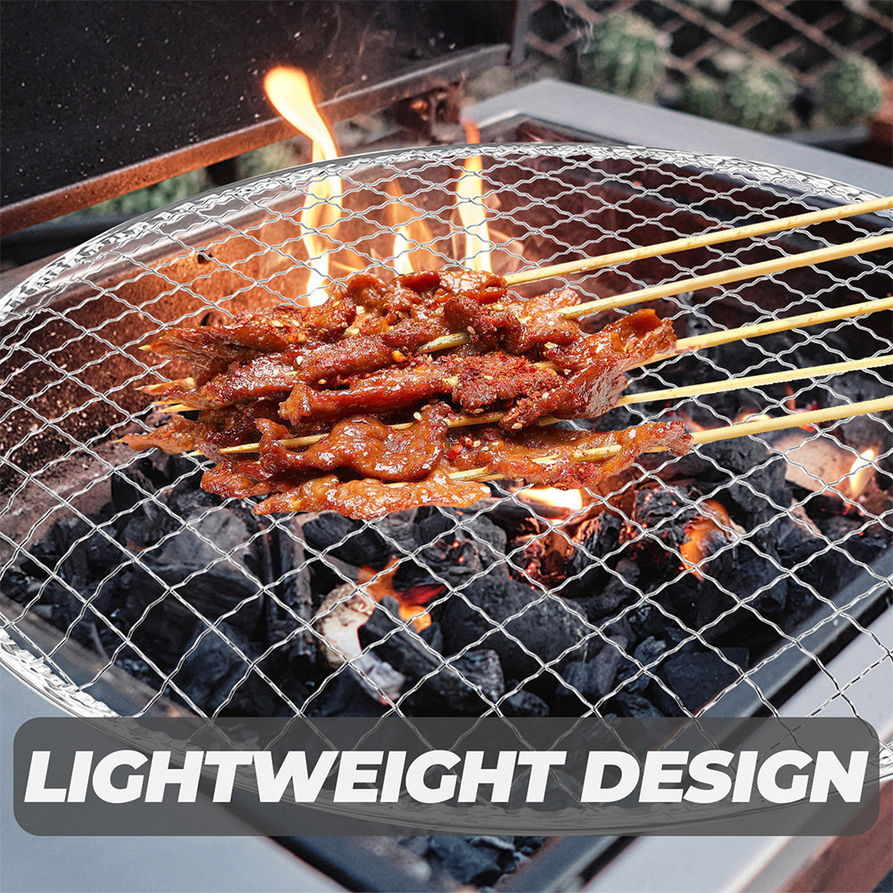 10Pcs Bbq Grill Mesh Fire Pit  - Camping Cooking Mesh 评论和价格