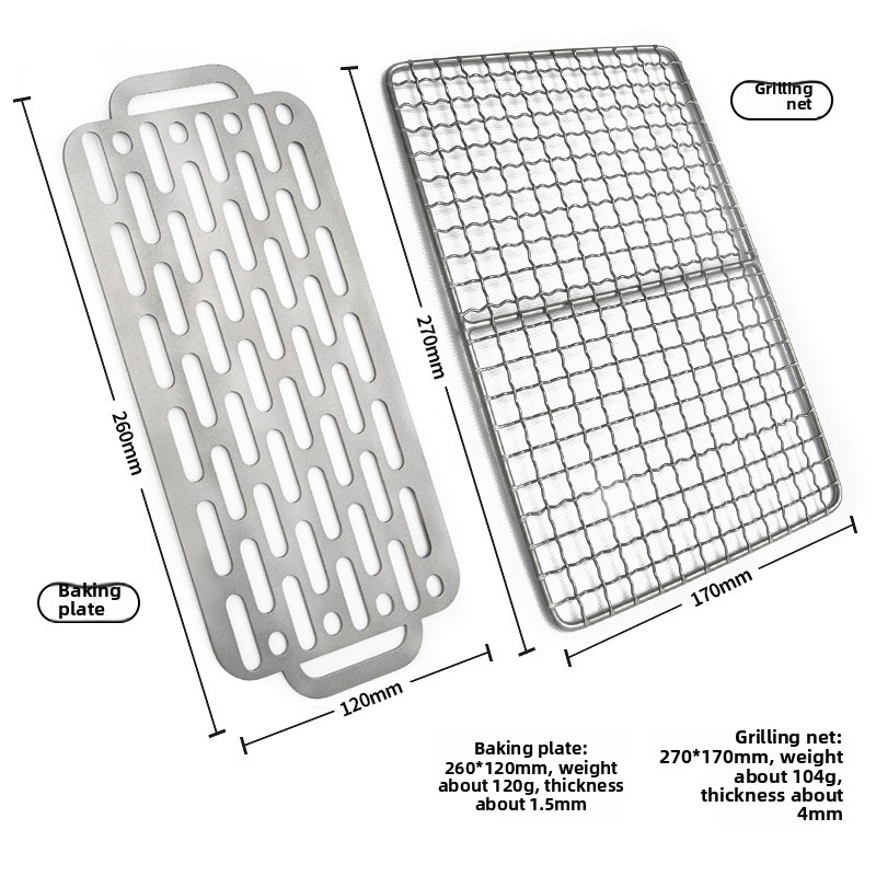 Pure Titanium Grill Mesh for O - Camping Cooking Mesh 评论和价格