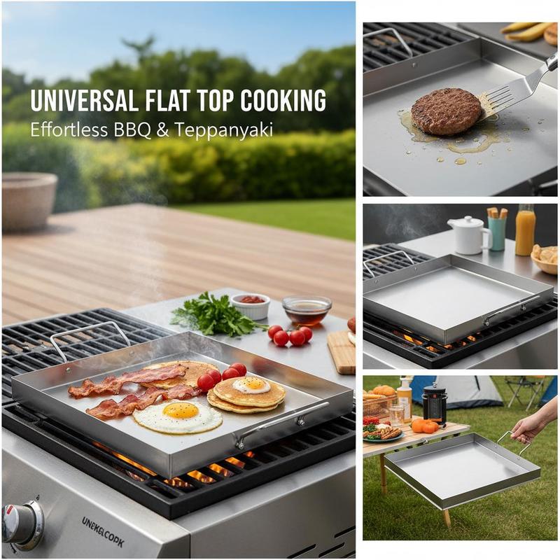 Universal Flat Top Griddle 18x - Camping Cooking Tray 评论和价格