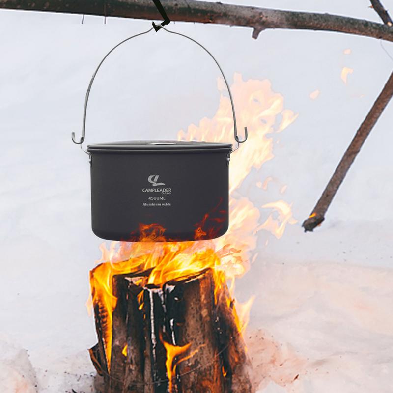 4.5L Camping Hanging Pot Cookw - Camping Cooking One Pot 评论和价格