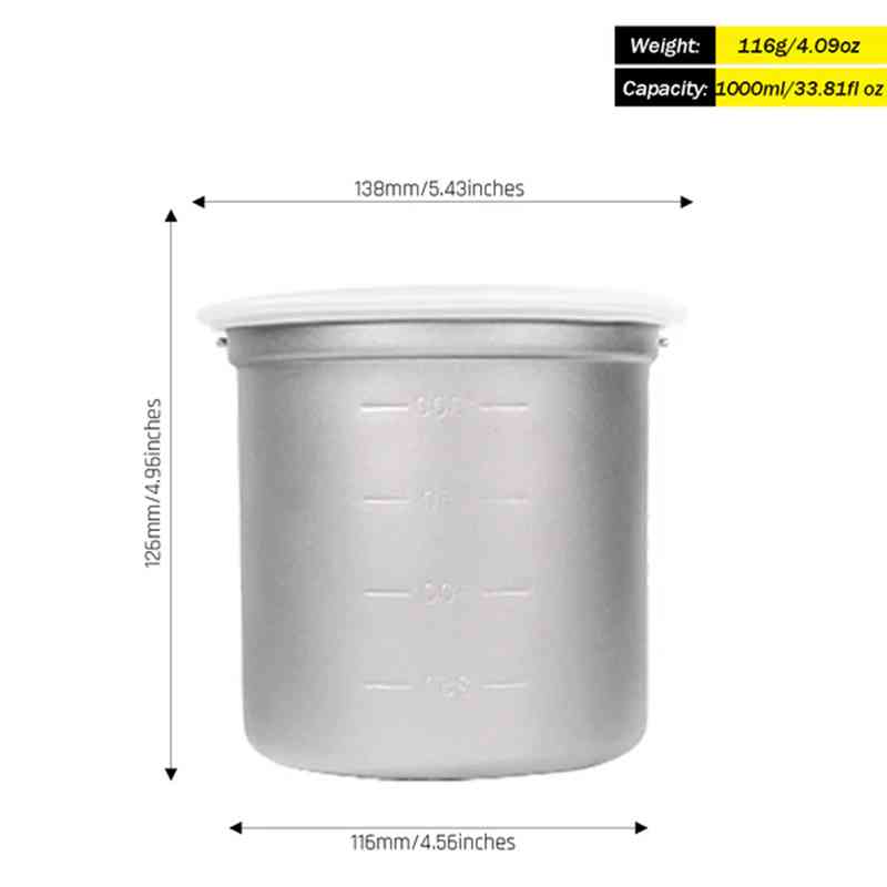 Silverant Camping Titanium Pot - Camping Cooking Mesh 评论和价格