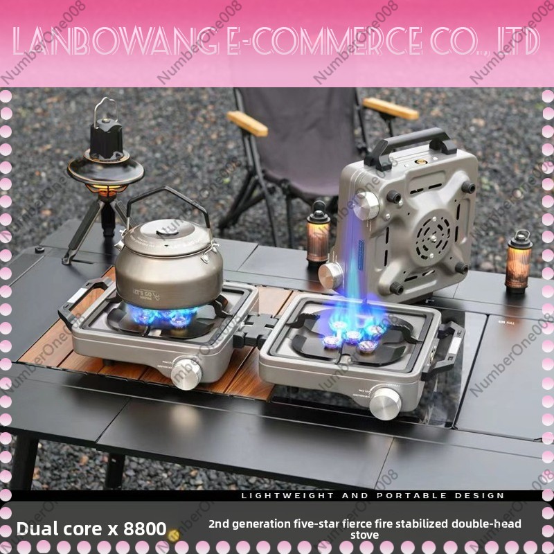 Outdoor Dual Burner High Power - Camping Cooking Fire 评论和价格