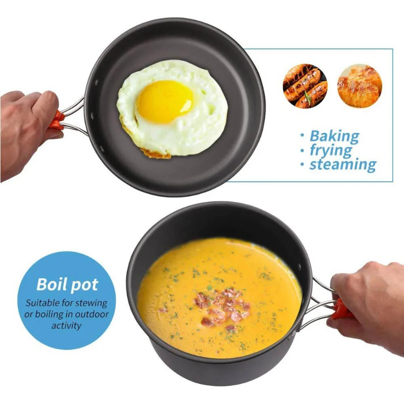 Camping Cooking Set, Outdoor K - Camping Cooking Equipment Bag 评论和价格