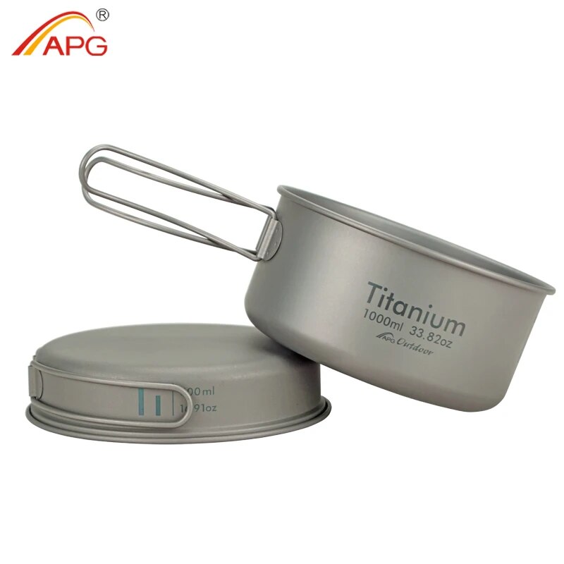APG Ultralight Titanium Pan Ou - Camping Cooking Survival 评论和价格