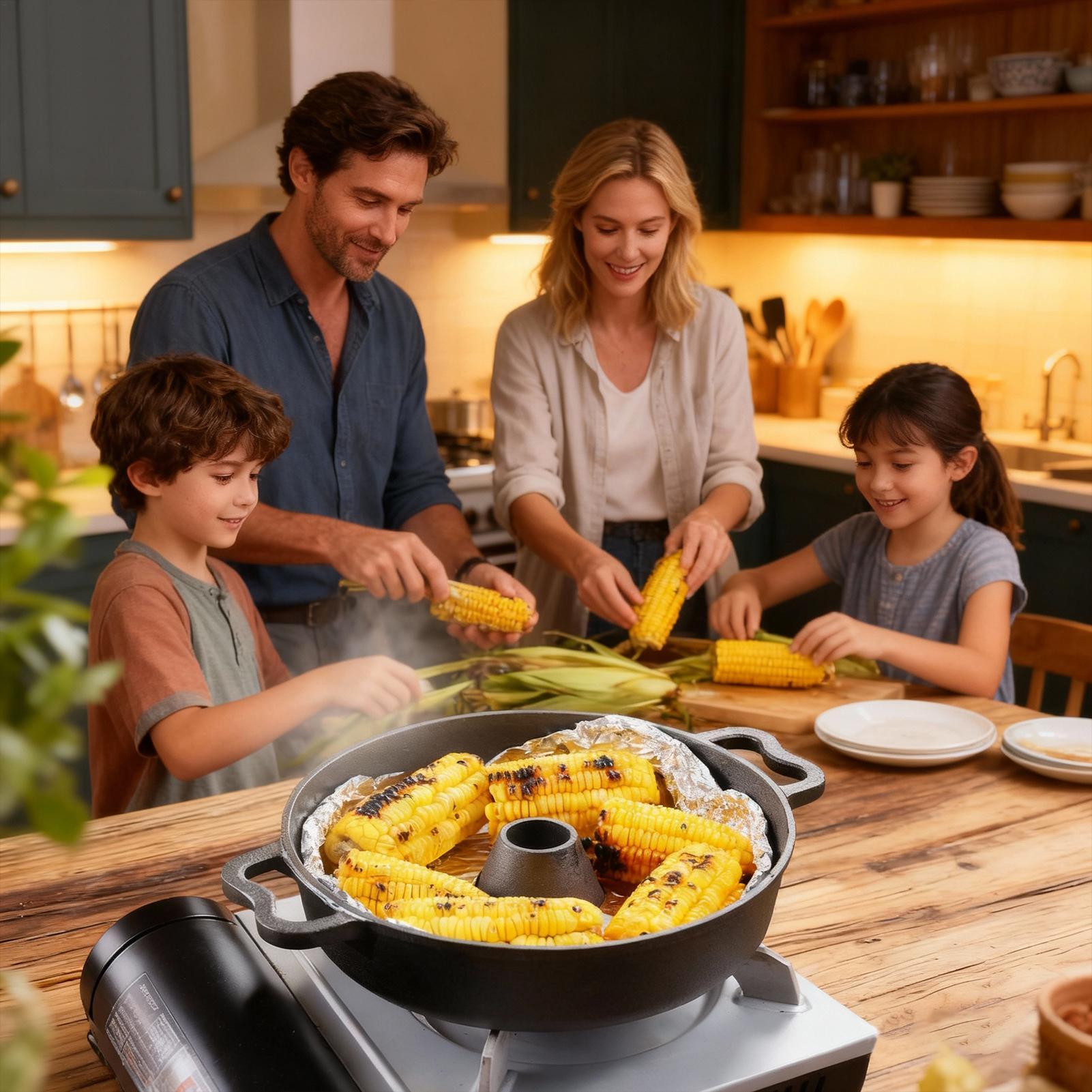 Cast Iron Soup Pot Heavy Duty  - Camping Cooking Dutch Oven 评论和价格