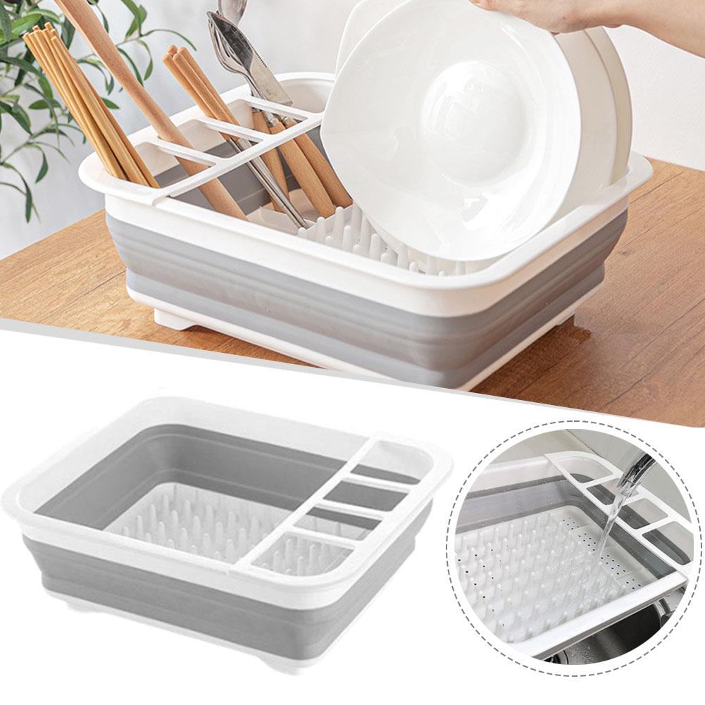 Foldable Dish Drainer Bowl Rac - Camping Cooking Tray 评论和价格
