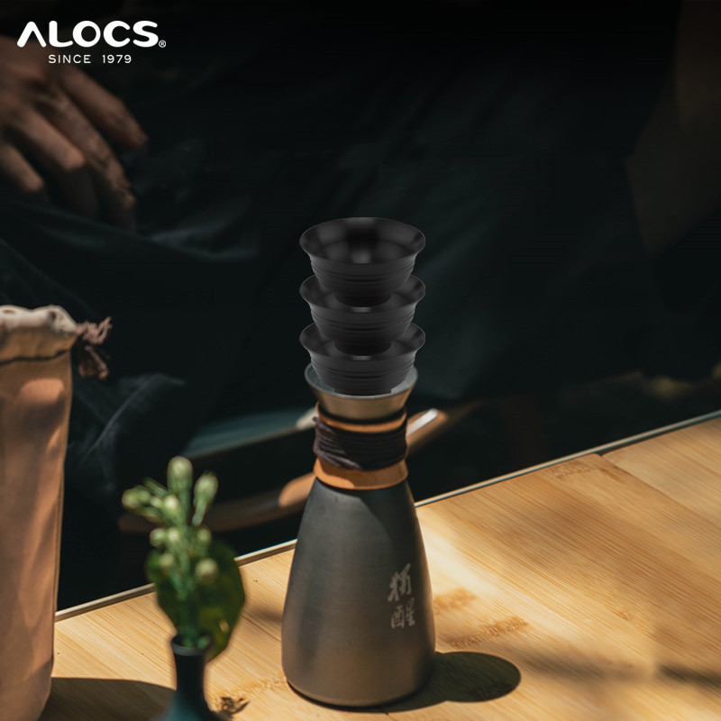 Outdoor Camping Wine Set ALOCS - Camping Cooking Mesh 评论和价格