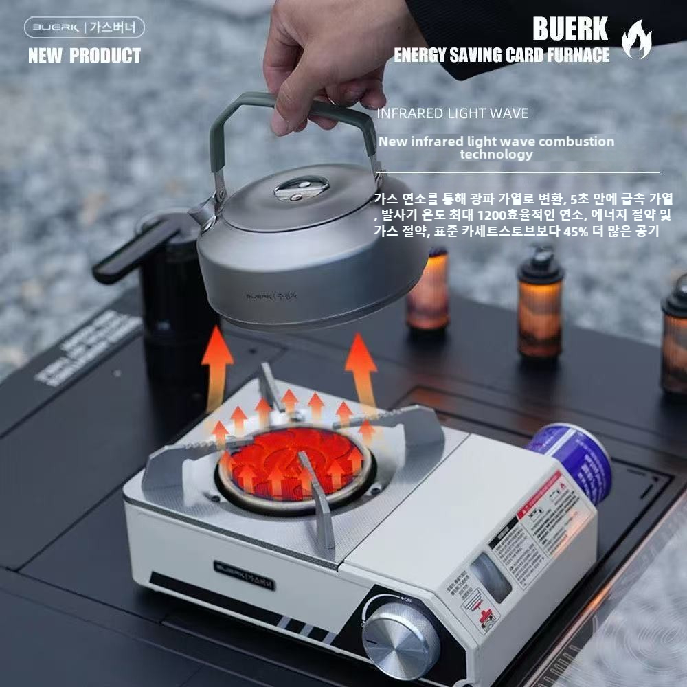 BUERK 4000W Infrared Stove Por - Camping Cooking No Gas 评论和价格