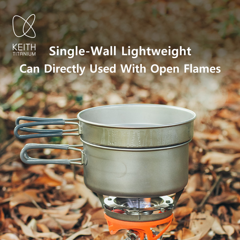 KEITH Pure Titanium 2-Piece Co - Camping Cooking Survival 评论和价格