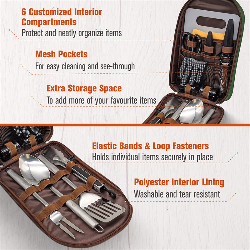 Portable Outdoor Cooking Bag C - Camping Cooking Equipment Bag 评论和价格