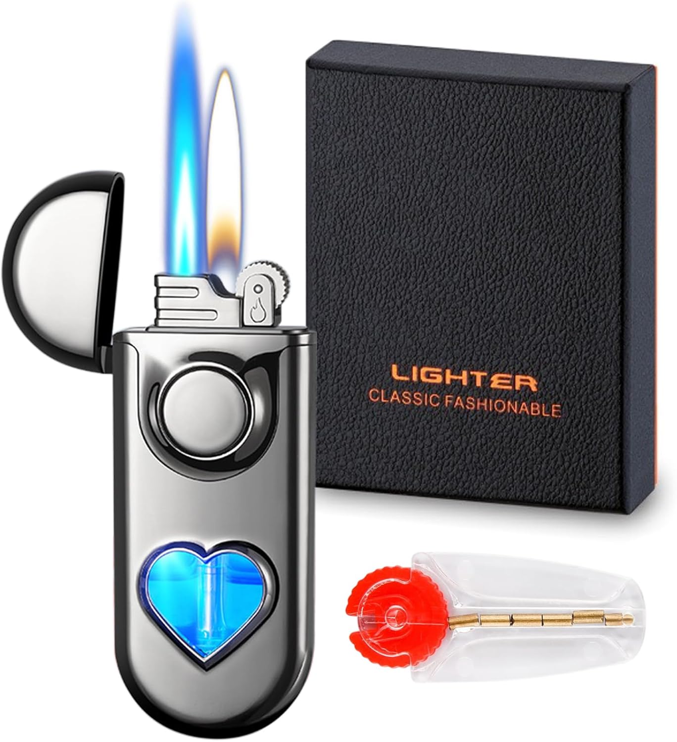 Butane-free, Windproof Lighter - Camping Cooking Flame 评论和价格