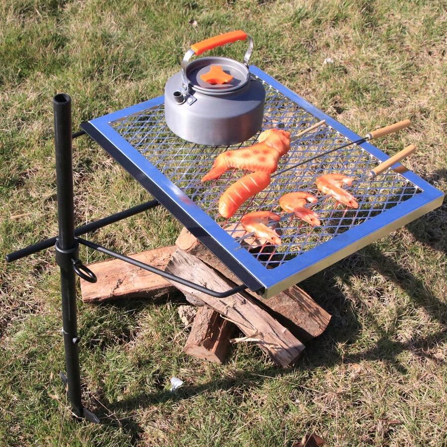 360 ° Adjustable Rotating Camp - Camping Cooking Fire 评论和价格