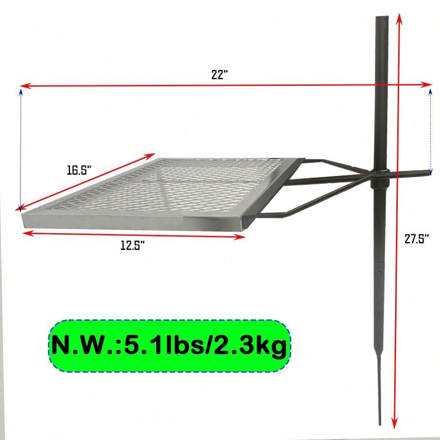 360 ° Adjustable Rotating Camp - Camping Cooking Fire 评论和价格