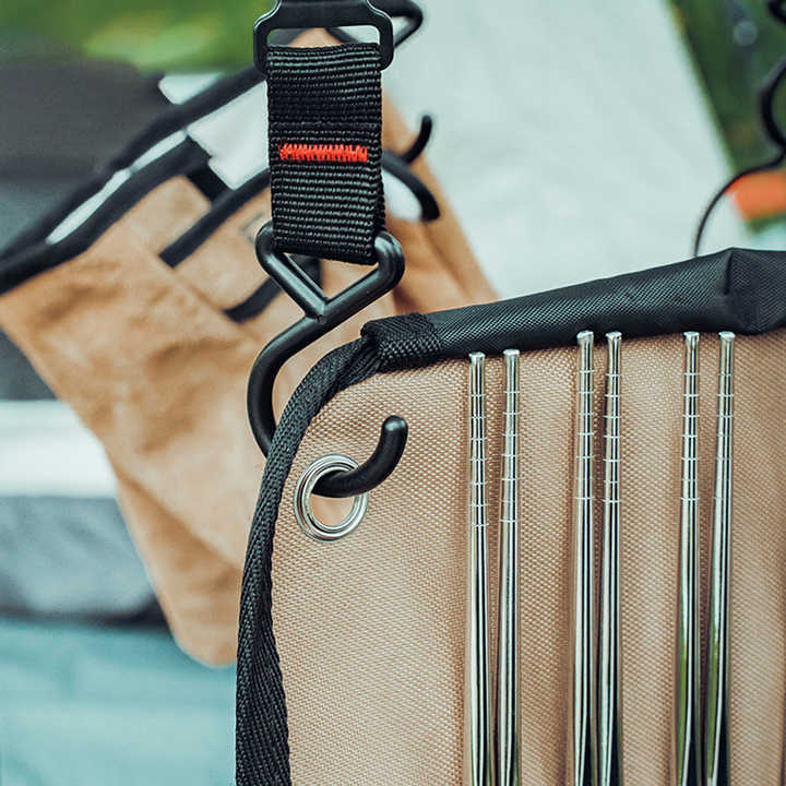 Portable outdoor cutlery stora - Camping Cooking Equipment Bag 评论和价格