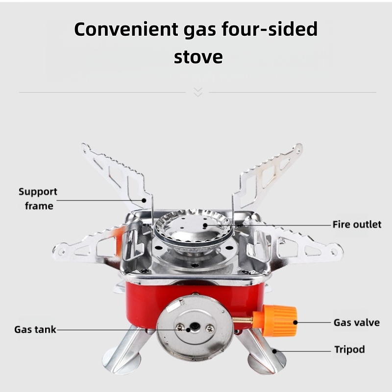 Outdoor Mini Square Stove Camp - Camping Cooking No Gas 评论和价格