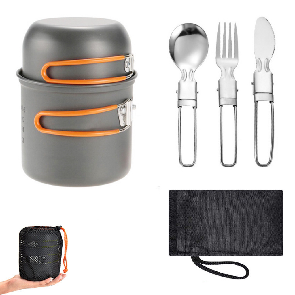 Outdoor Travel Camping Cookwar - Camping Cooking Equipment Bag 评论和价格