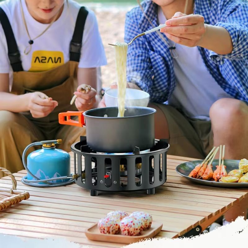 High-Power 7-Core 21000W Porta - Camping Cooking Gas Stove 评论和价格