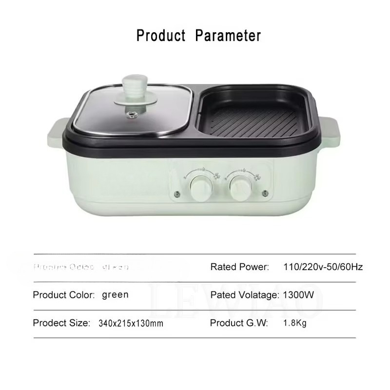 Non-stick barbecue hot pot mul - Camping Cooking One Pot 评论和价格